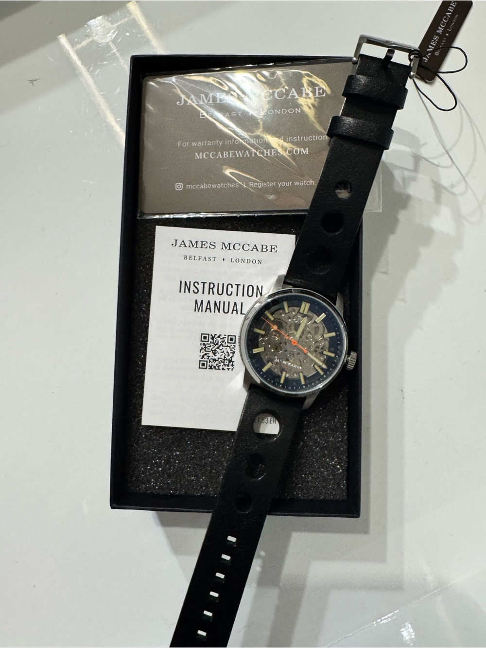 James McCabe Rally Automatic Skeleton Watch - Picture 3 of 3